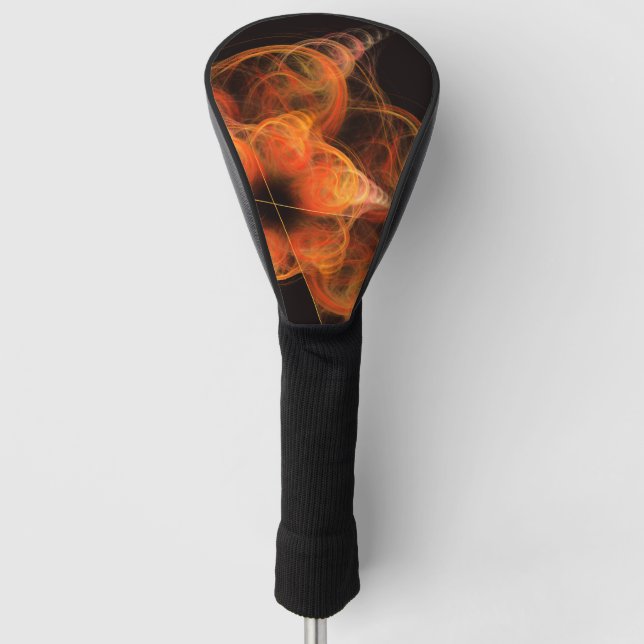 Funda Para Palo De Golf relámpagos arte abstracto (Anverso)