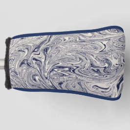 Funda Para Palo De Golf Remolque azul y blanco