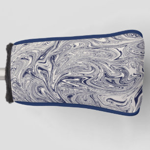 Funda Para Palo De Golf Remolque azul y blanco