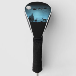 Funda Para Palo De Golf Renos Adorables De Noche