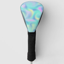 Funda Para Palo De Golf Resumen Bonito Pastel Swirls