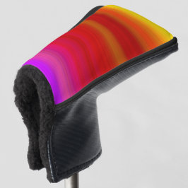 Funda Para Palo De Golf Resumen de bandas multicolores