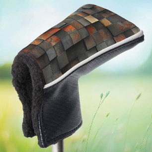 Funda Para Palo De Golf Resumen de cuadros cuadrados