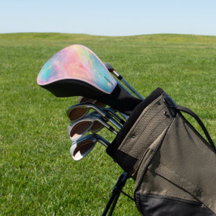 Funda Para Palo De Golf Resumen Purpurina Pastel patrón sin soldadura