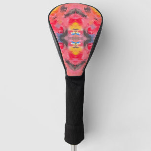 Funda Para Palo De Golf Resumen rosa Kaleidoscopio
