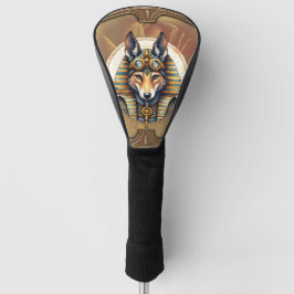 Funda Para Palo De Golf Retrato de Steampunk Anubis Fox