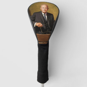 Funda Para Palo De Golf Retrato del presidente Dwight Eisenhower en la Cas