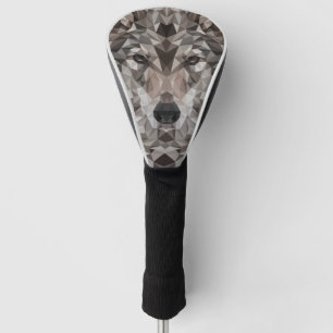 Funda Para Palo De Golf Retrato geométrico de Lone Wolf