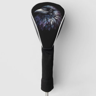 Funda Para Palo De Golf Retrato majestuoso de Raven - cuervo, ave, fauna