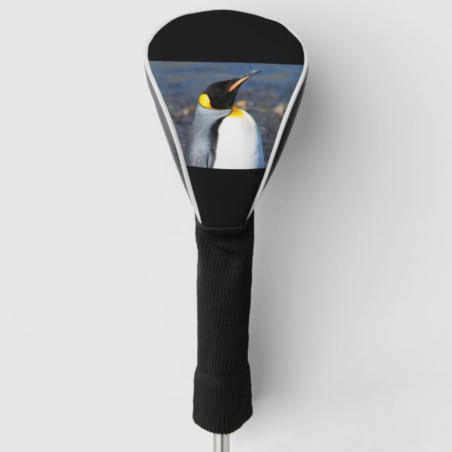 Funda Para Palo De Golf Retrato pingüino (Anverso)