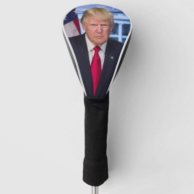 Funda Para Palo De Golf Retrato presidencial oficial de Donald Trump (Anverso)