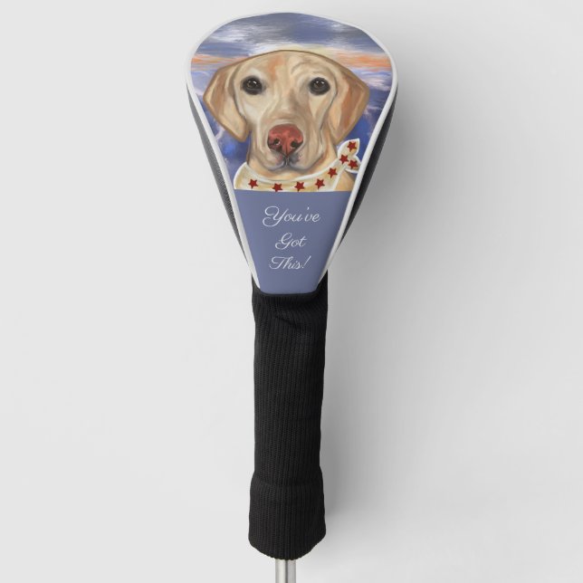 Funda Para Palo De Golf Retriever de Labrador (Anverso)