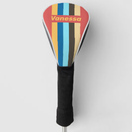 Funda Para Palo De Golf Retro Murmur Pin Striped with Name