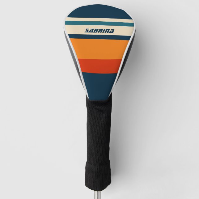 Funda Para Palo De Golf Retro personalizado (Anverso)