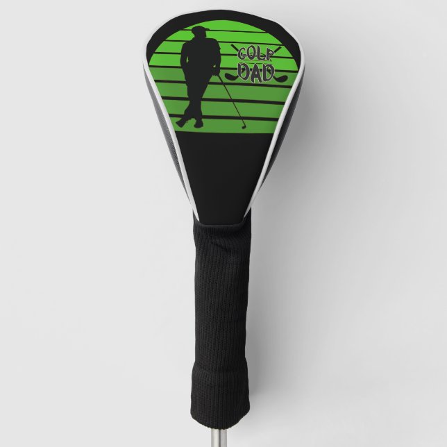 Funda Para Palo De Golf Retro Sunset Golf Dad (Anverso)