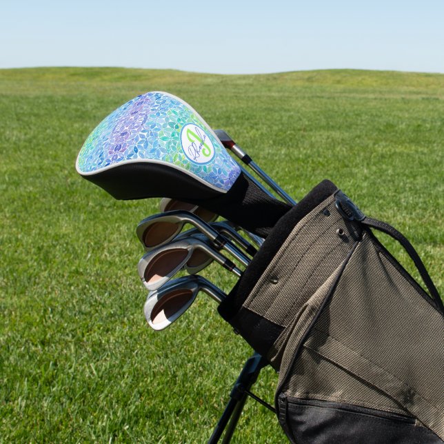 Funda Para Palo De Golf Rhonda Mosaic Golf Head Cover (In Situ)
