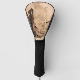 Funda Para Palo De Golf Rinoceronte blanco