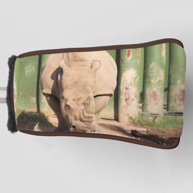 Funda Para Palo De Golf Rinoceronte blanco (Anverso)