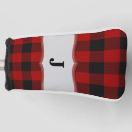 Funda Para Palo De Golf Rob Roy Tartan Red & Black Golf Club Funda Putter
