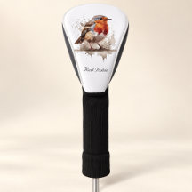 Robín de jardín encantador, personalizado