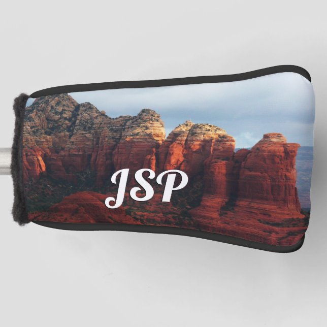 Funda Para Palo De Golf Roca de café nublado en Sedona Arizona (Anverso)