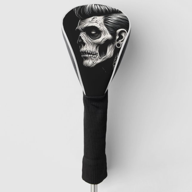 Funda Para Palo De Golf Rockabilly Zombie Vibes (Anverso)