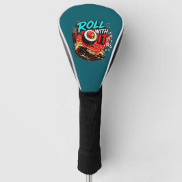Funda Para Palo De Golf Rodar con ello – Diseño divertido de sushi surfand