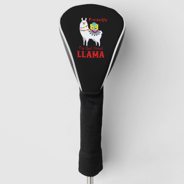 Funda Para Palo De Golf Rodolfo La Nosed Llama (Anverso)