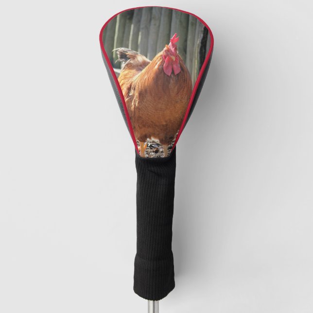 Funda Para Palo De Golf Rojo (Anverso)