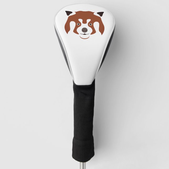 Funda Para Palo De Golf Rojo Panda (Anverso)