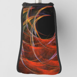 Funda Para Palo De Golf Rompiendo el arte abstracto del círculo