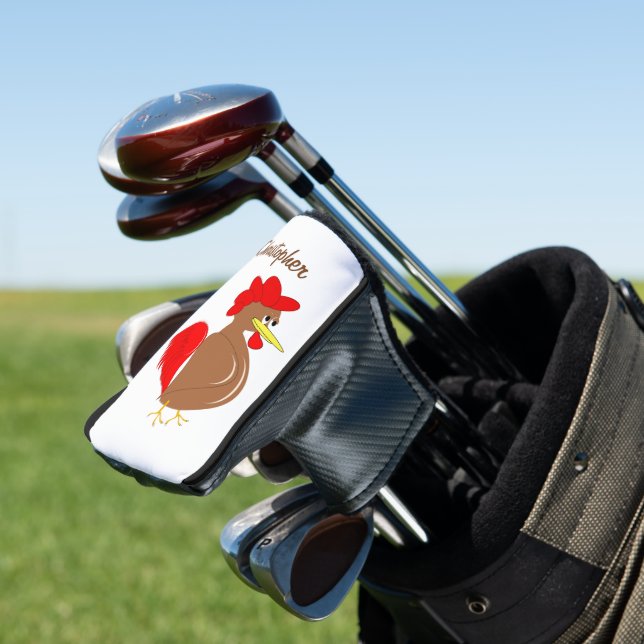Funda Para Palo De Golf Rooster Design (In Situ)