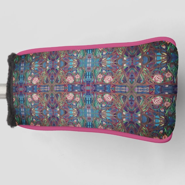 Funda Para Palo De Golf Rosa (Anverso)