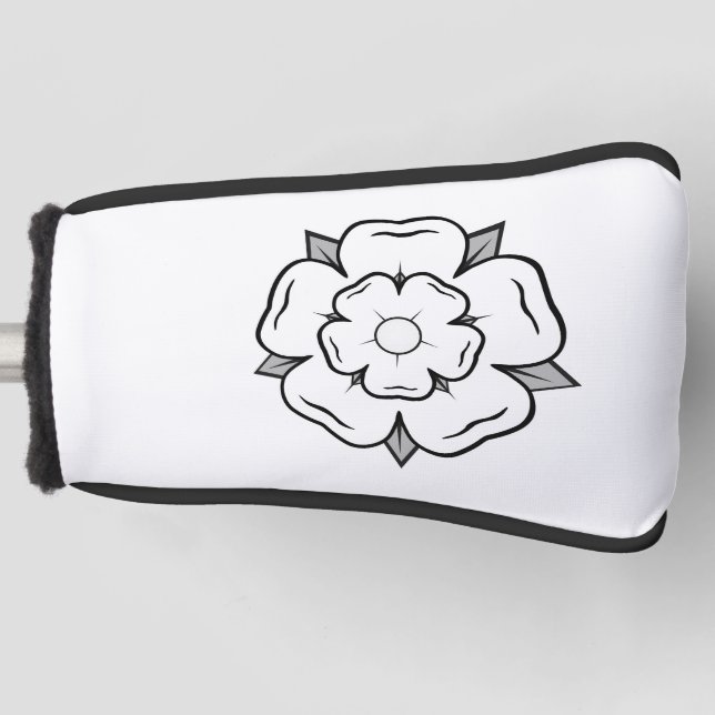 Funda Para Palo De Golf Rosa Blanca de York (Anverso)