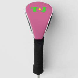 Funda Para Palo De Golf Rosa Monograma
