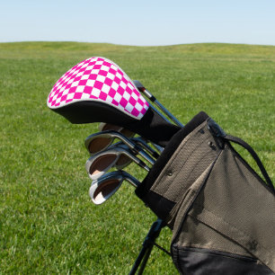 Funda Para Palo De Golf Rosa y blanco de neón bajo control