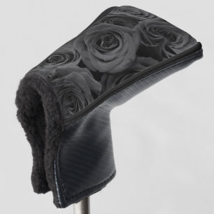 Funda Para Palo De Golf Rosas grises, foto floral gris
