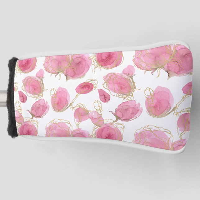 Funda Para Palo De Golf Rosas rosas rosas (Anverso)