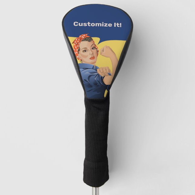 Funda Para Palo De Golf Rosie the Riveter (Anverso)