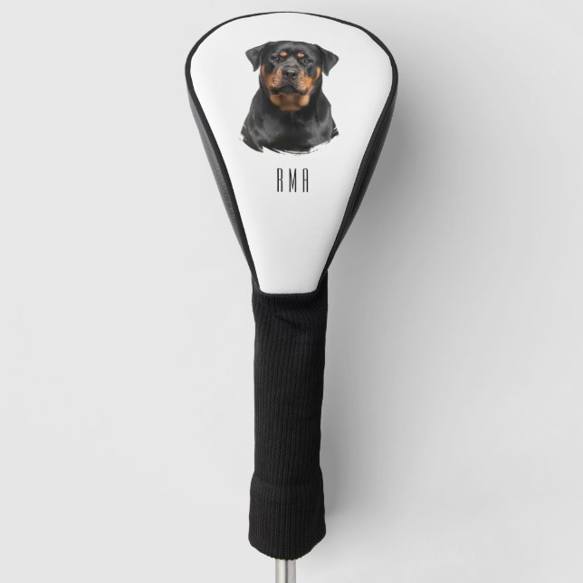 Funda Para Palo De Golf Rottweiler (Anverso)