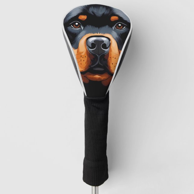 Funda Para Palo De Golf Rottweiler (Anverso)