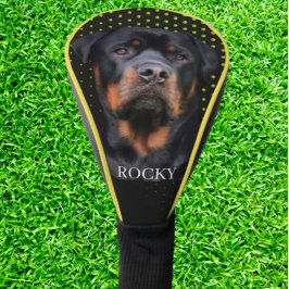 Funda Para Palo De Golf   Rottweiler Amarillo