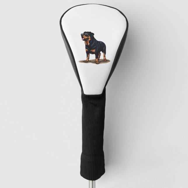 Funda Para Palo De Golf Rottweiler El Explorador (Anverso)