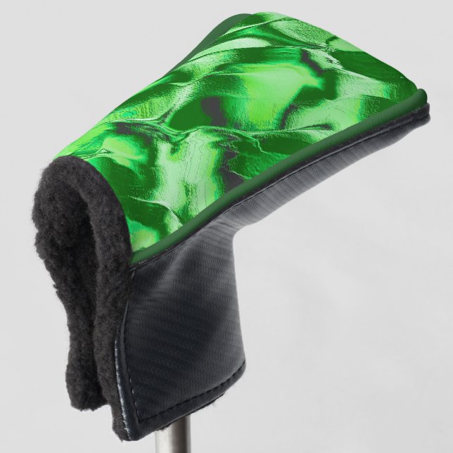 Funda Para Palo De Golf Rough metallic green dunes drawing (Anverso 3/4)
