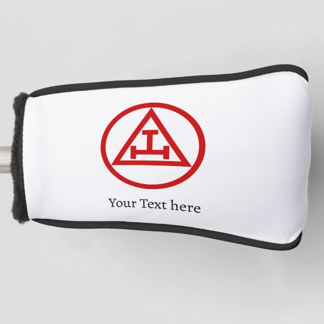 Funda Para Palo De Golf Royal Arch Chapter Freemason Masonic Gifer Golfer (Anverso)