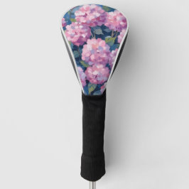 Funda Para Palo De Golf Rubor Pink Hydrangeas Floral