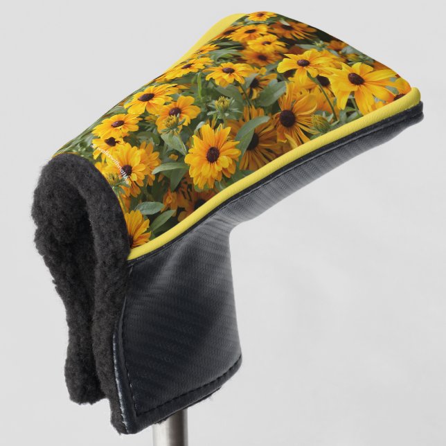 Funda Para Palo De Golf Rudbeckias / Una cama de Susans de ojos negros (Anverso 3/4)