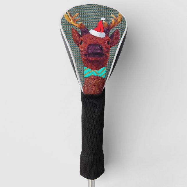 Funda Para Palo De Golf Rudolph de Navidad   (Anverso)