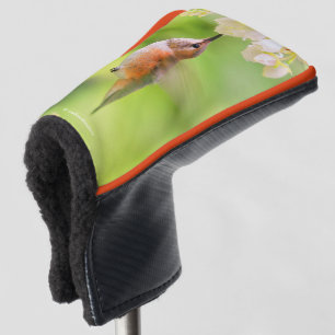 Funda Para Palo De Golf Rufous Hummingbird Sips Blueberry Blossom Néctar