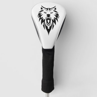 Funda Para Palo De Golf Rugido tribal de lobo